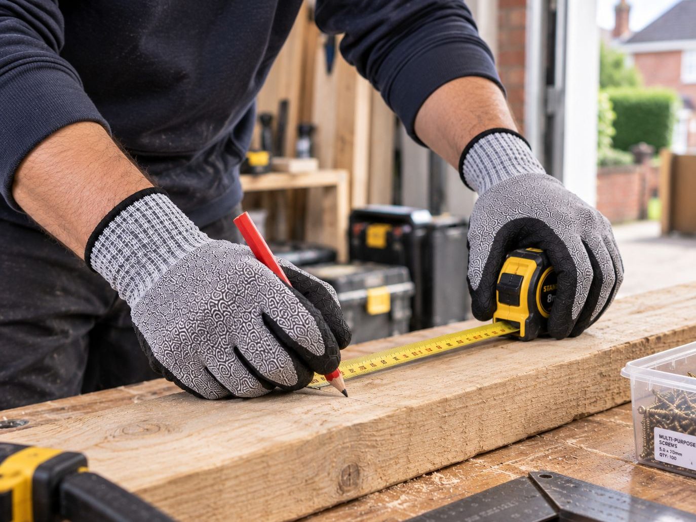 Measuring timber on site