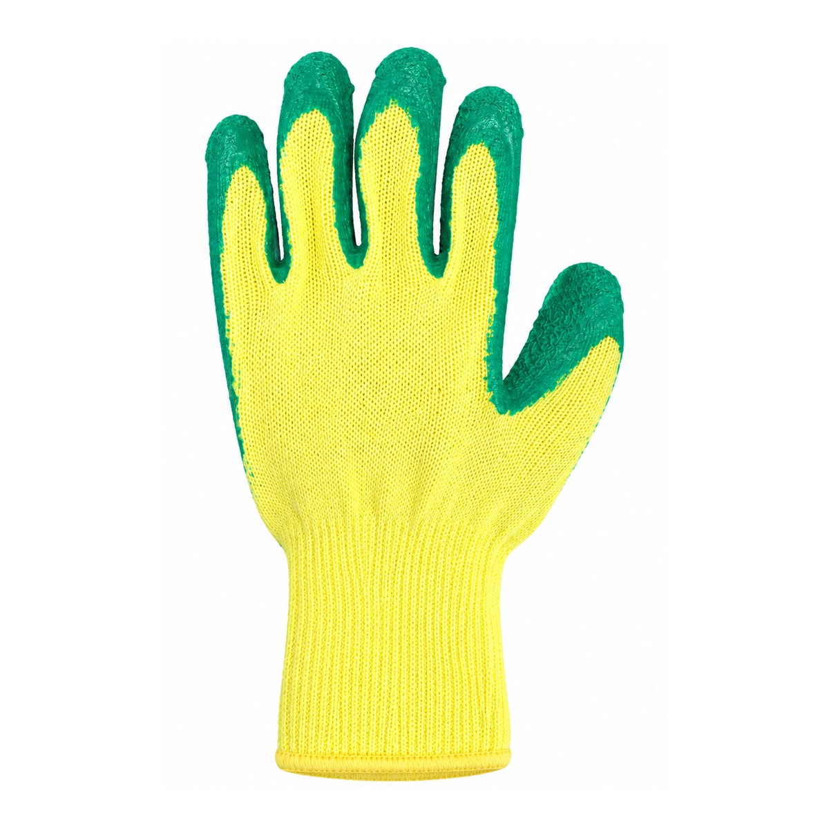 Single latex coated glove